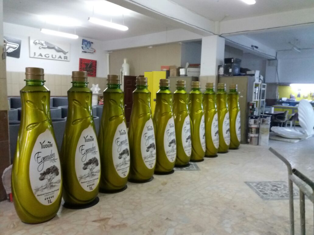 Polyester Dummy Olive Oil Sculpture – Fiber Model