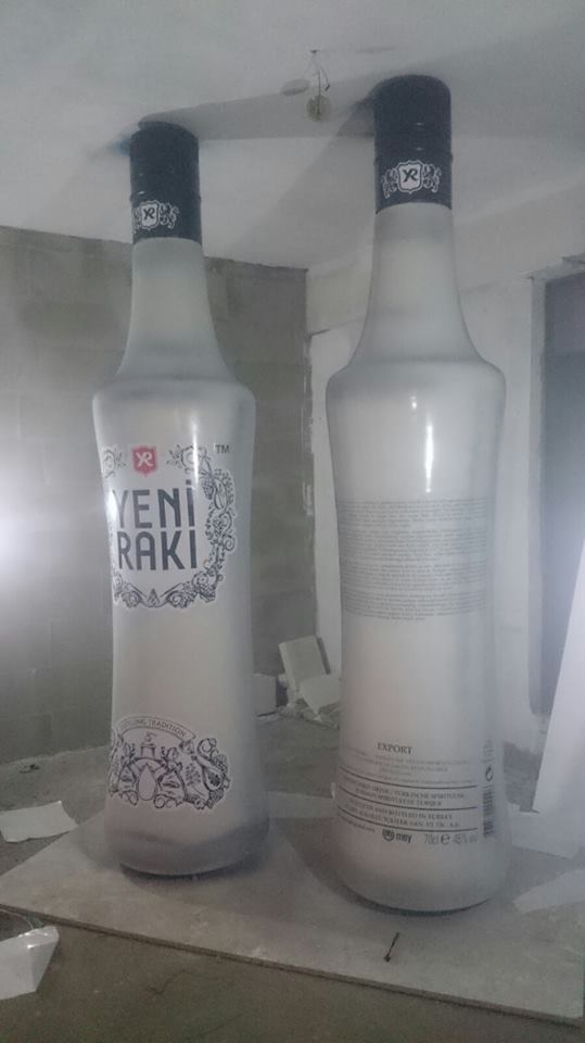 Rakı Bottle Dummy Sculpture