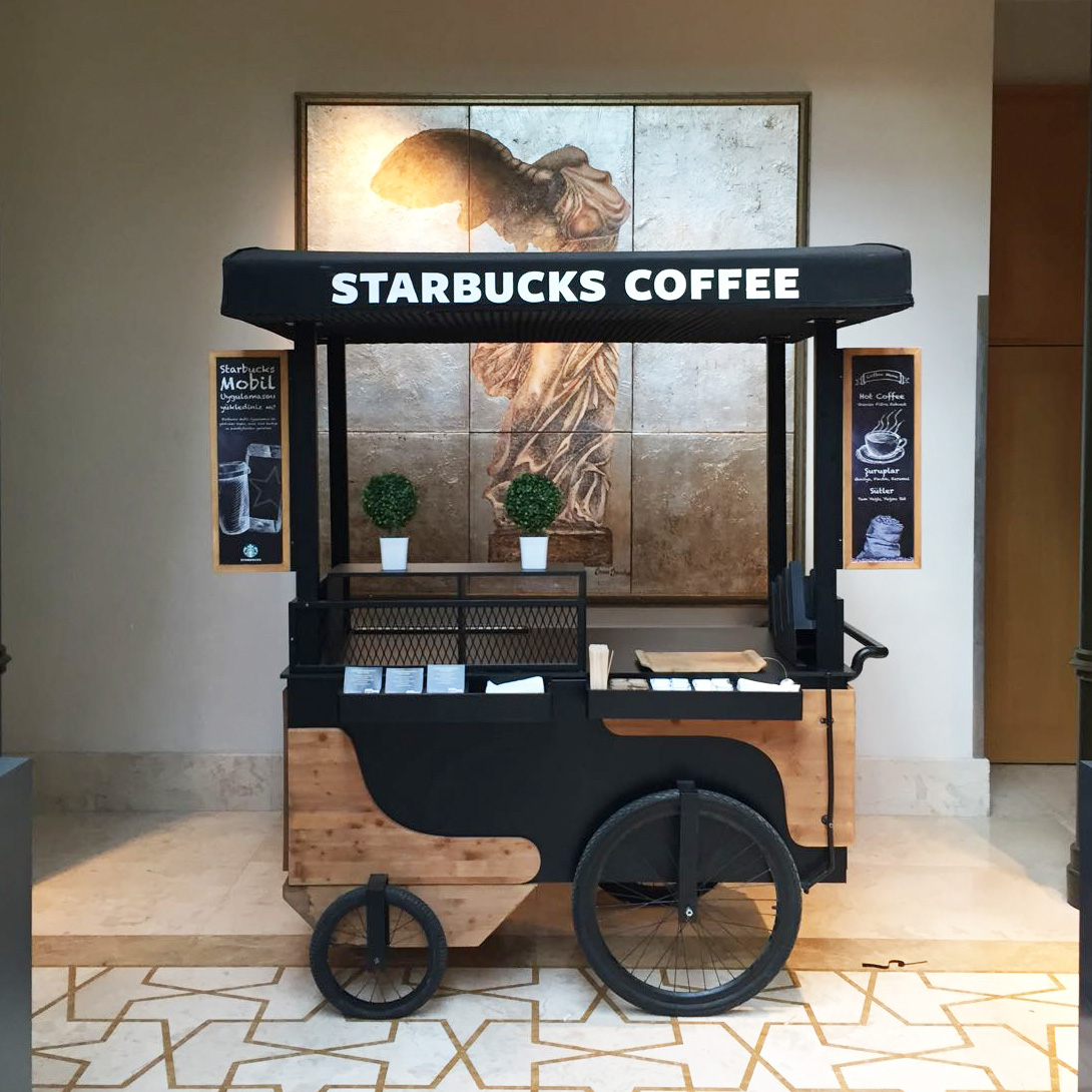 Mobil Stand Coffee Bar Kiosk
